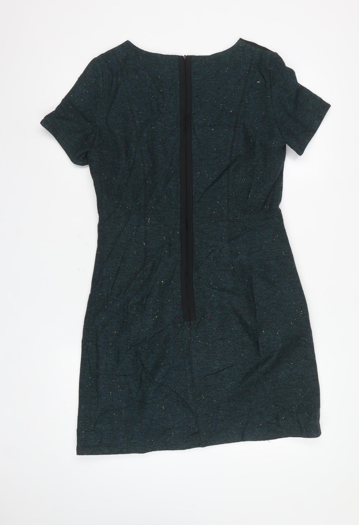 NW3 Women’s Blue Tweed Wool Blend Size 12 Sheath Knee Dress