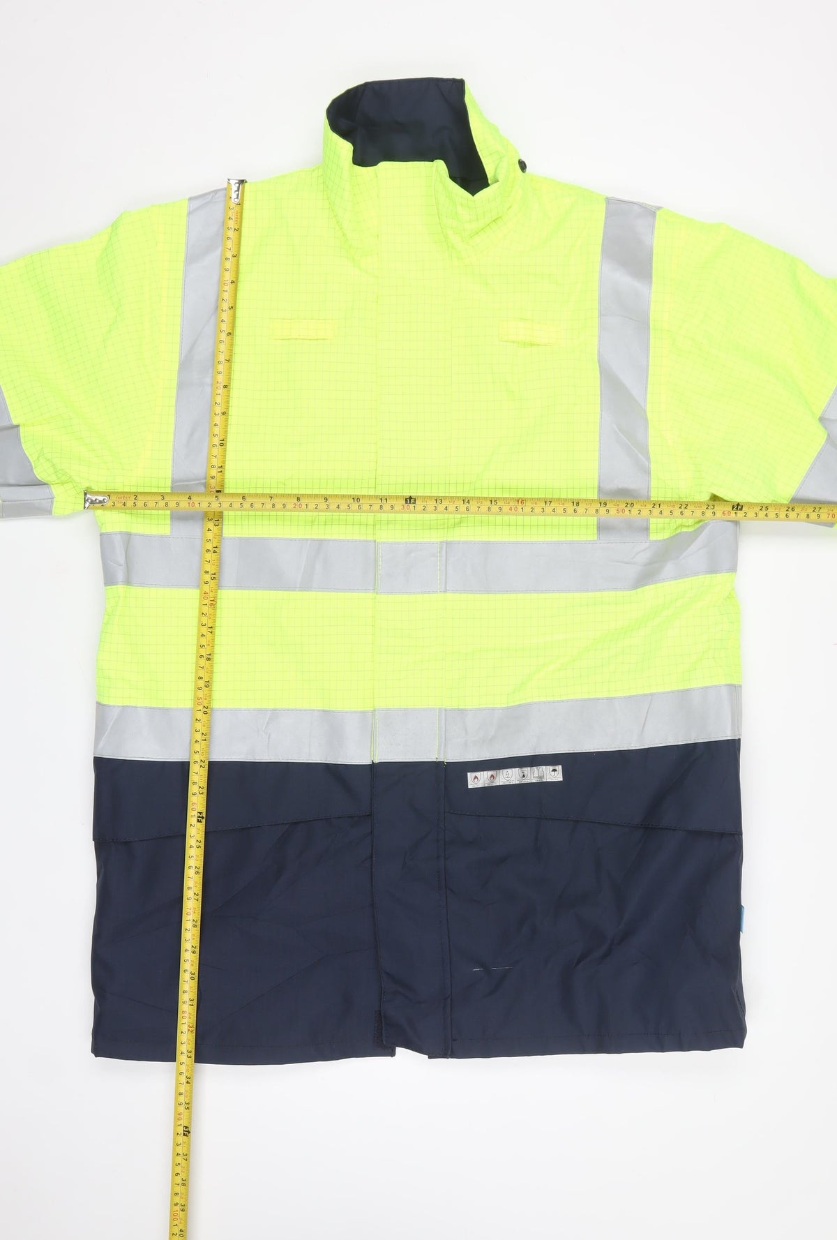 Sioen Men Green L Hi Vis Reflective Workwear Rain Jacket