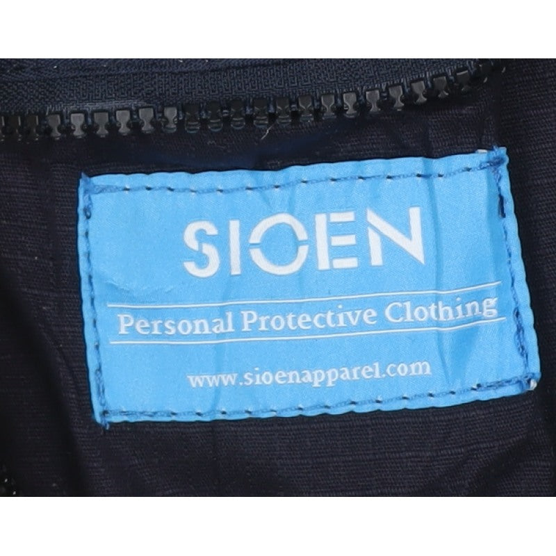 Sioen Men Green L Hi Vis Reflective Workwear Rain Jacket