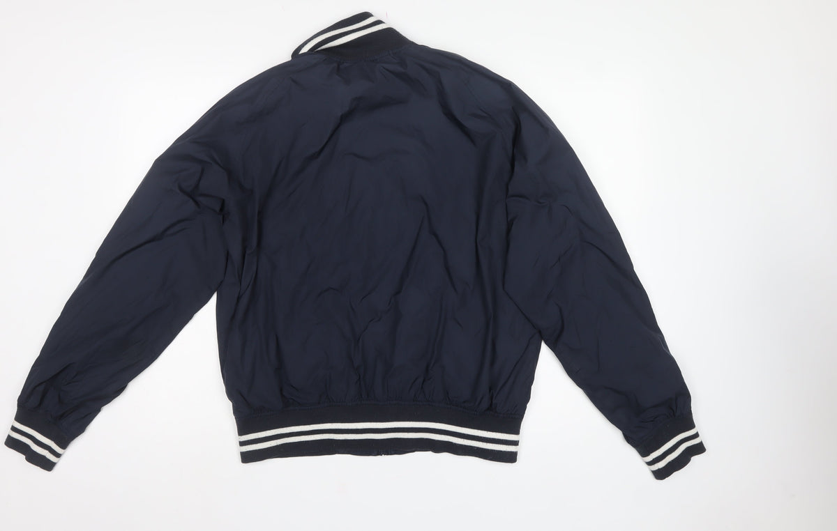 Polo Ralph Lauren Men’s Blue L Varsity Jacket Full Zip Logo