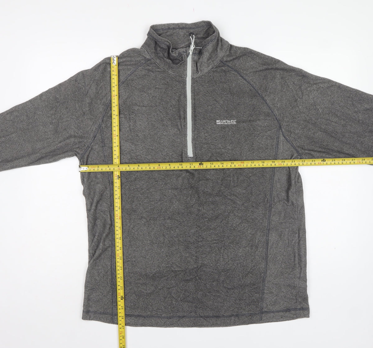 Regatta Men’s Grey XL 1/4 Zip Fleece Pullover Sweatshirt Outdoor