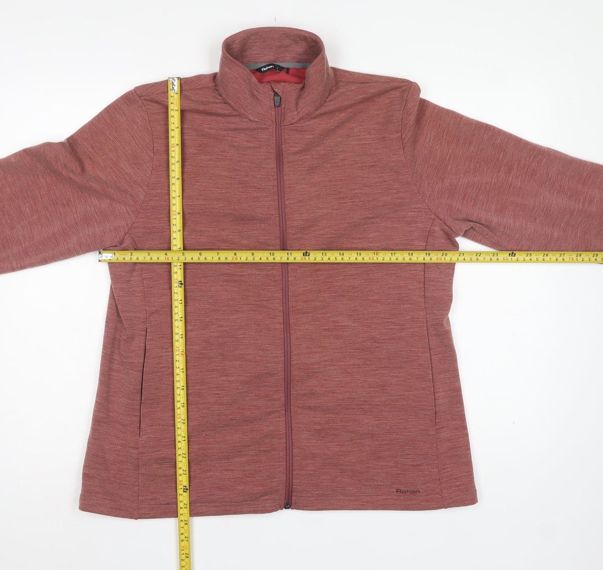 Rohan Women’s Pink L Merino Wool Blend Full Zip Fleece Jacket
