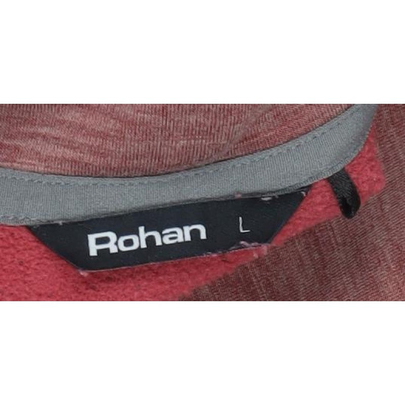 Rohan Women’s Pink L Merino Wool Blend Full Zip Fleece Jacket