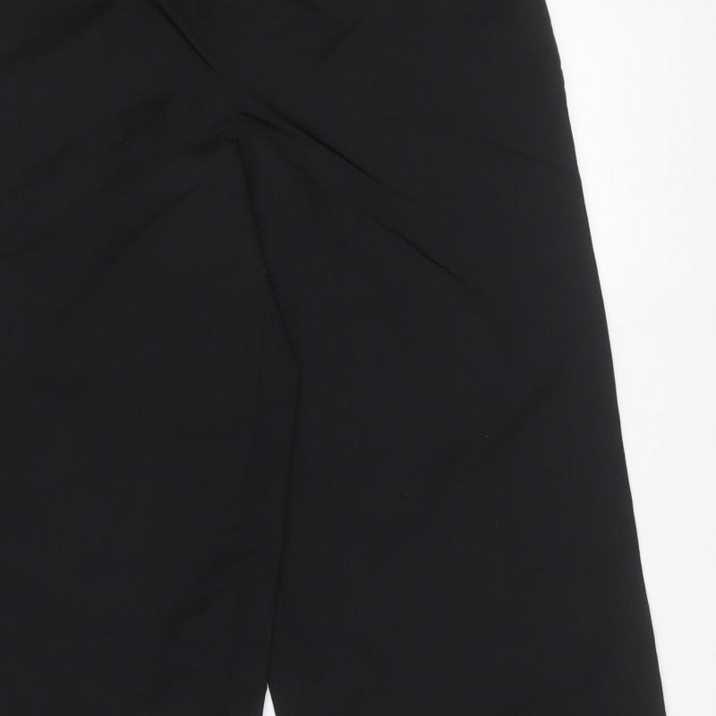ASOS Design Women’s Black UK 6 Cargo Trousers Relaxed Adjustable Cuffs