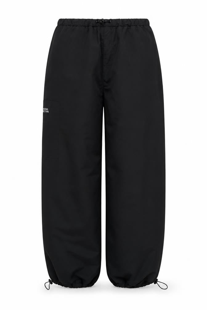 ASOS Design Women’s Black UK 6 Cargo Trousers Relaxed Adjustable Cuffs