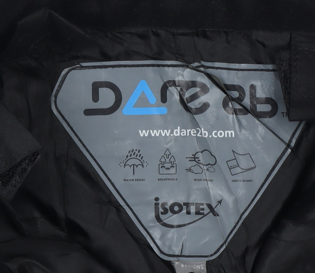 Dare2b Boys Black 4 Years Waterproof Insulated Snow Ski Trousers