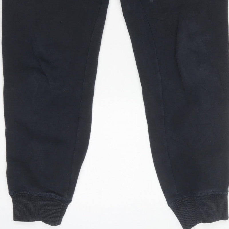 Superdry Women’s Navy Blue UK 12 Logo Drawstring Jogger Trousers