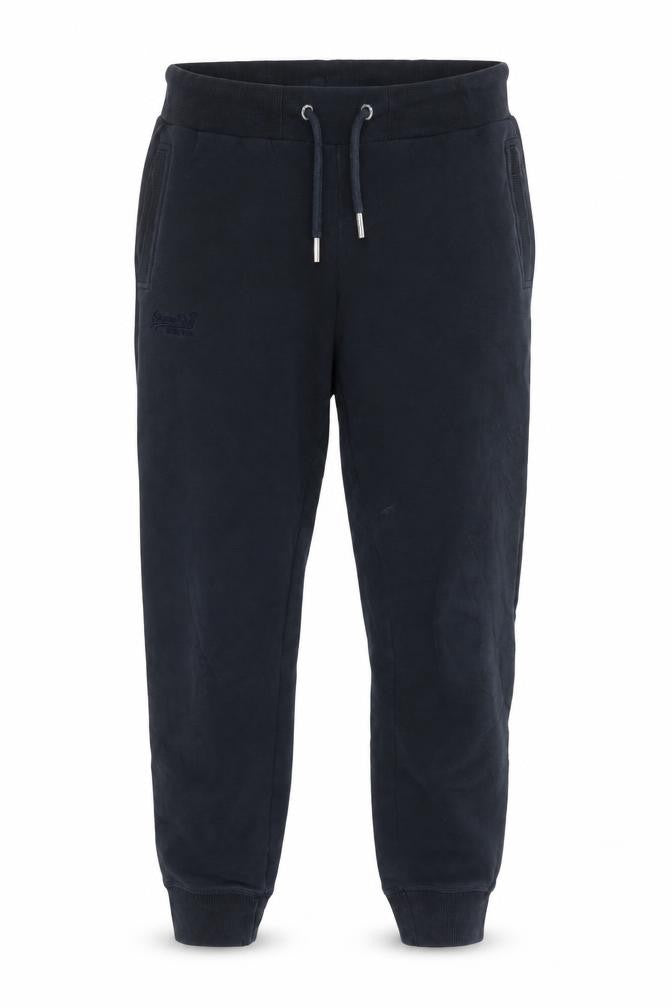 Superdry Women’s Navy Blue UK 12 Logo Drawstring Jogger Trousers