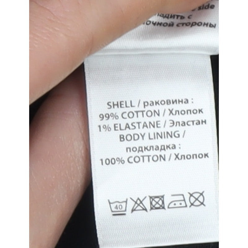 Monsoon Women’s Black Cotton Blend Short Button Jacket UK 16