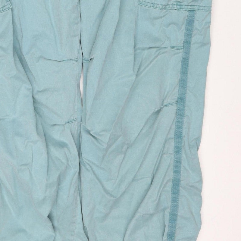 Marks and Spencer Women Blue Size 20 Long Cargo Trousers
