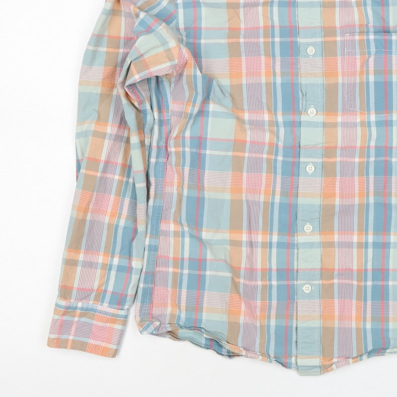 John Lewis Men’s Multicolour Check Slim Fit Cotton Shirt Size S