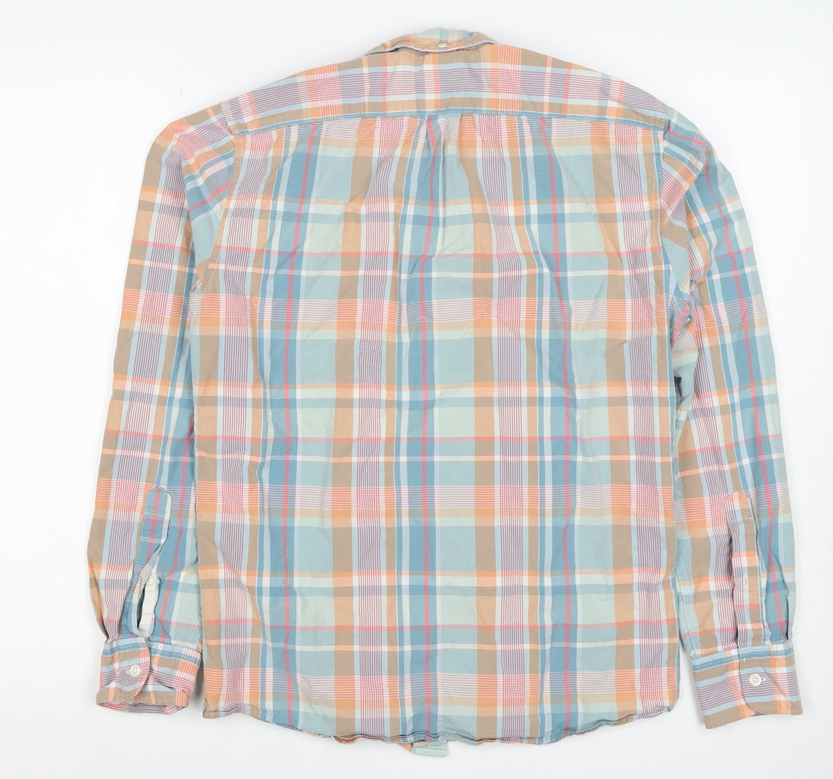 John Lewis Men’s Multicolour Check Slim Fit Cotton Shirt Size S