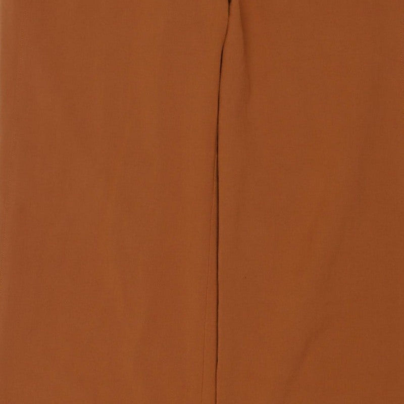 Marks & Spencer Women Brown Size 10 Wide-Leg Stretch Trousers