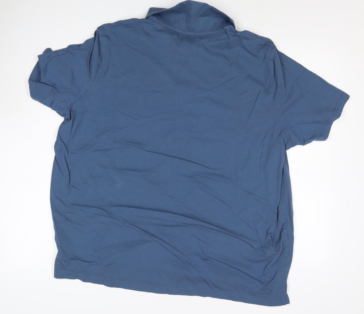 Marks and Spencer Men's Blue 3XL Regular Fit Stretch Polo Shirt