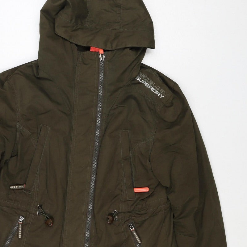 Superdry Unisex Green XL Hooded Insulated Full Zip Jacket