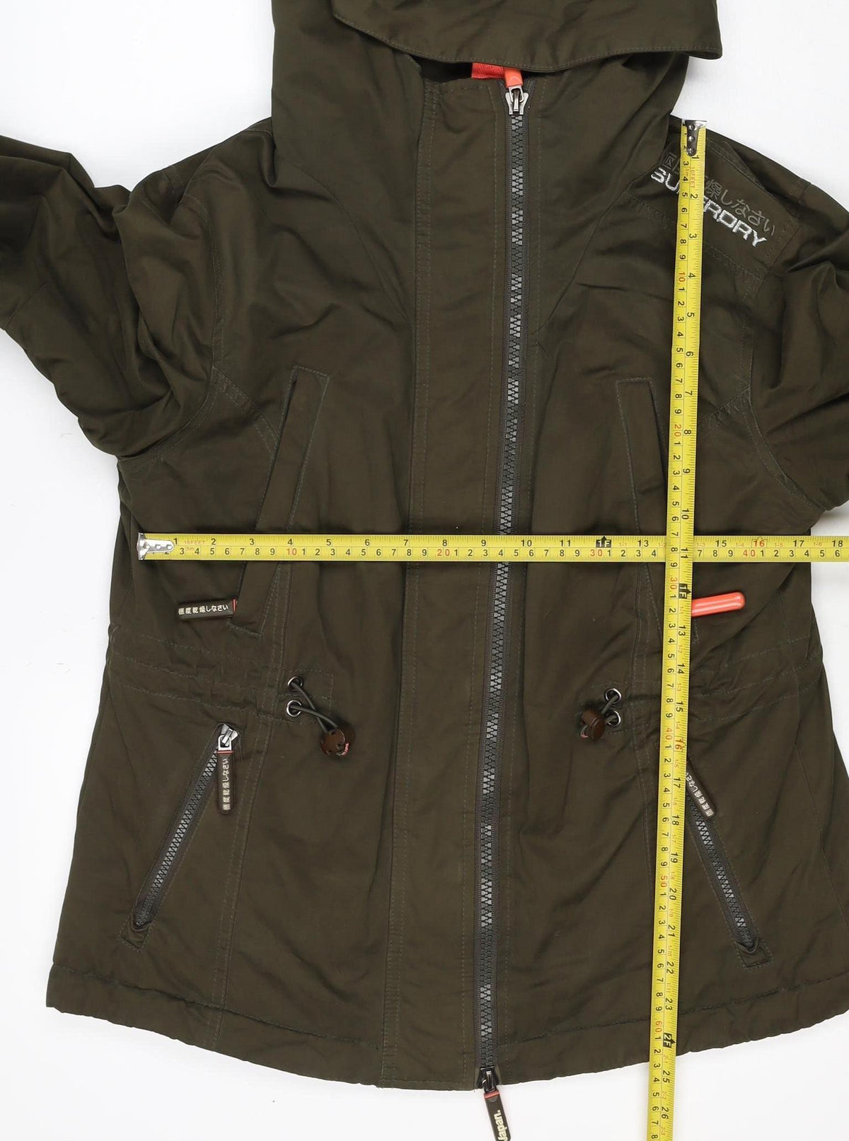 Superdry Unisex Green XL Hooded Insulated Full Zip Jacket