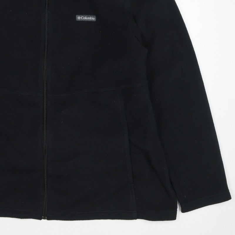 Columbia Women’s Black 2XL Basic Full Zip Fleece Jacket Logo Pockets