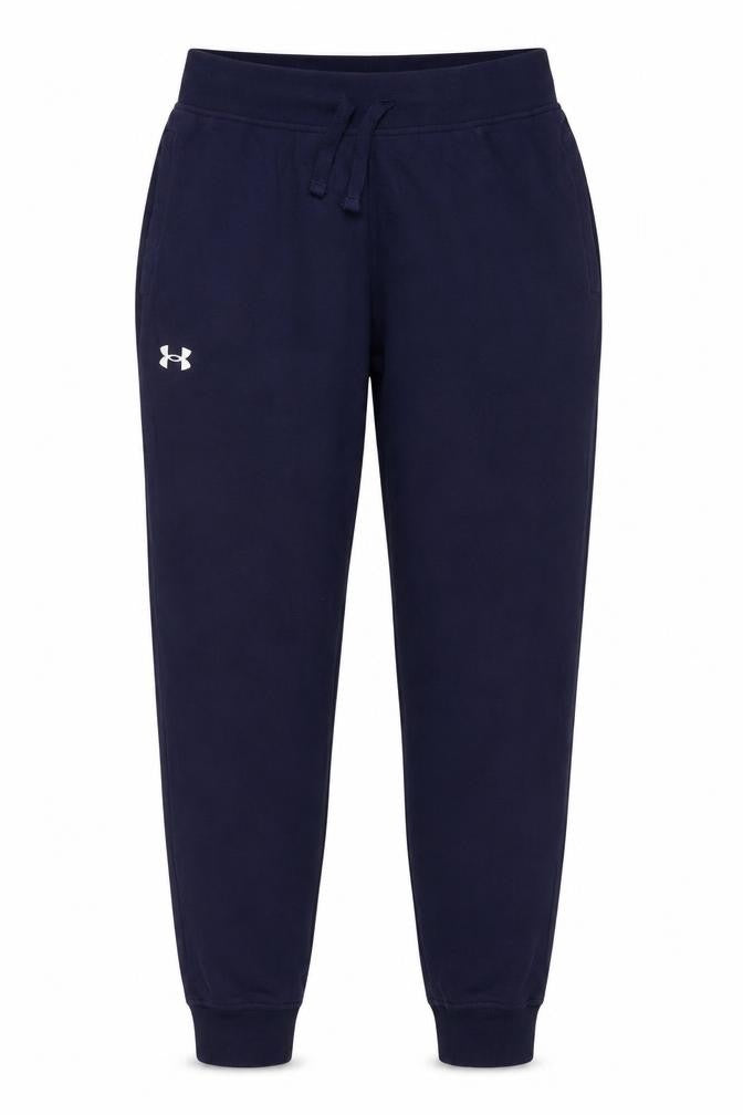 Under Armour Women Blue L Loose Fit Jogger Track Pants Drawstring