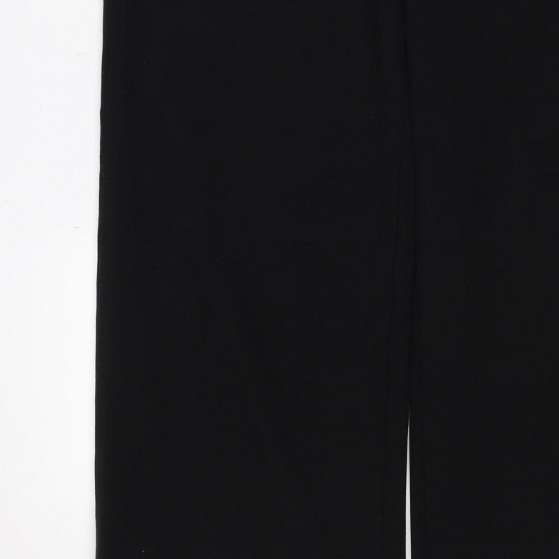 M&S Collection Women’s Black Size 12 Regular Straight Dress Trousers