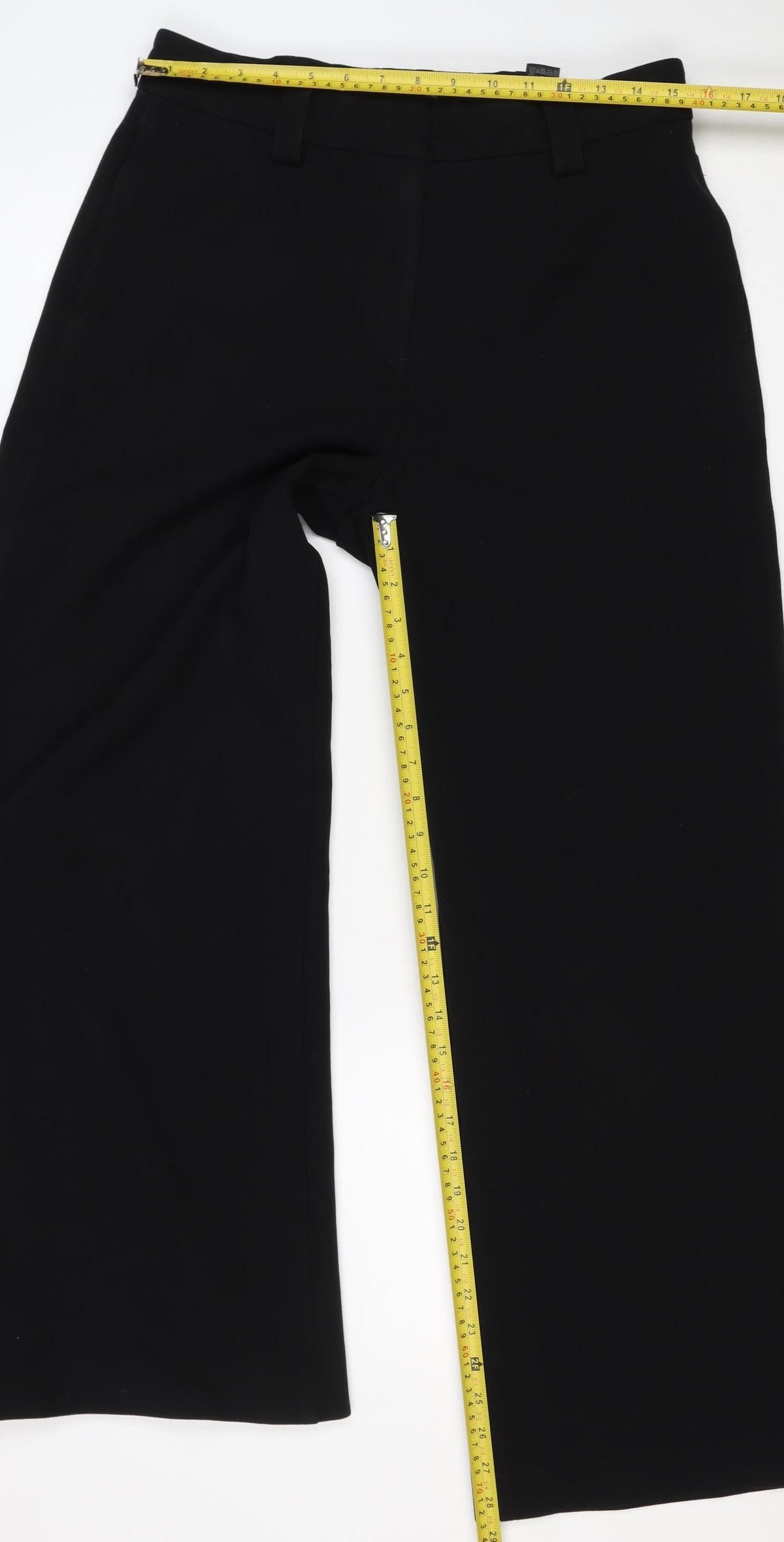 M&S Collection Women’s Black Size 12 Regular Straight Dress Trousers