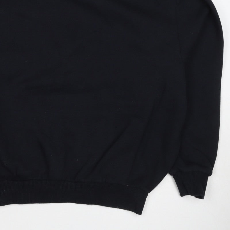 Ellesse Women’s Black UK 10 Logo Graphic Pullover Sweatshirt