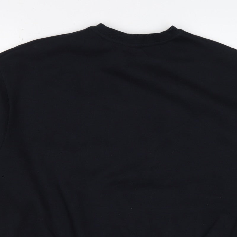 Ellesse Women’s Black UK 10 Logo Graphic Pullover Sweatshirt