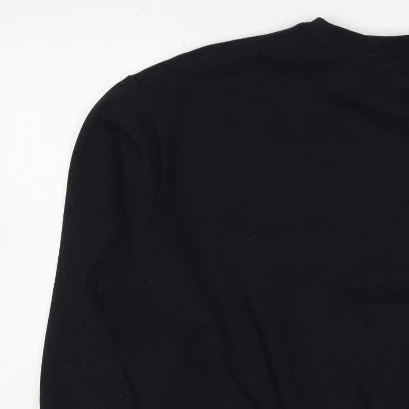 Ellesse Women’s Black UK 10 Logo Graphic Pullover Sweatshirt