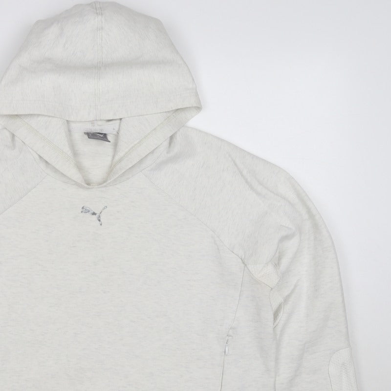 Puma Women’s Grey Logo Hooded Pullover Sweatshirt UK 16 XL