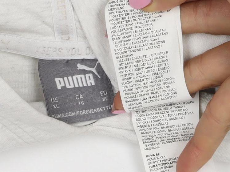 Puma Women’s Grey Logo Hooded Pullover Sweatshirt UK 16 XL