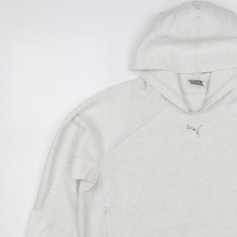 Puma Women’s Grey Logo Hooded Pullover Sweatshirt UK 16 XL
