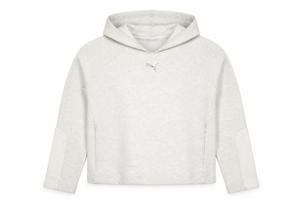 Puma Women’s Grey Logo Hooded Pullover Sweatshirt UK 16 XL