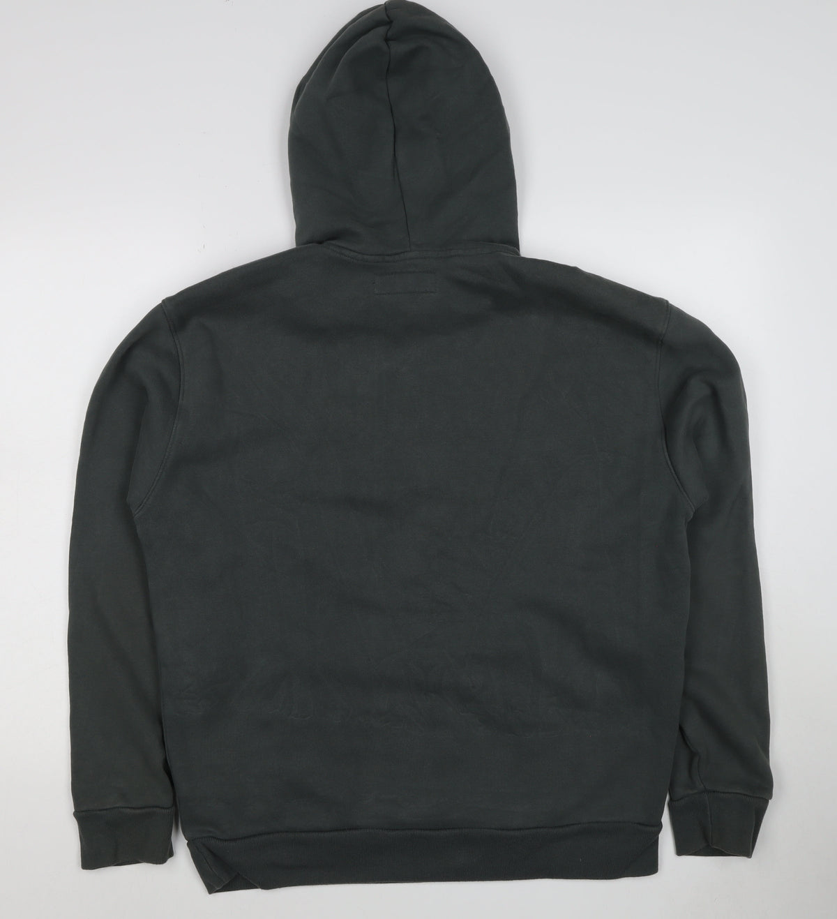 Hollister Men's Black M Pullover Hoodie Logo Fleece Kangaroo Pocket