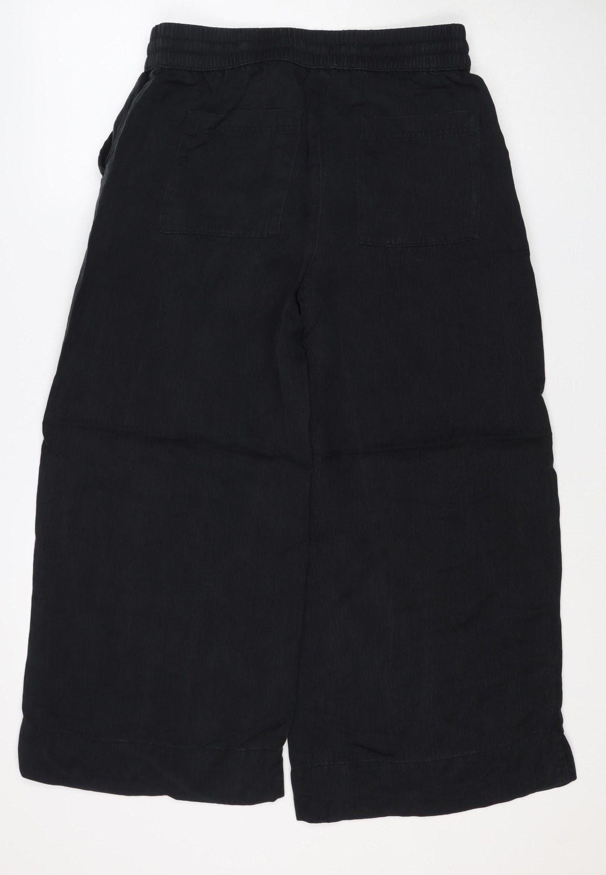 Joie Women’s Black M Lyocell Drawstring Cuffed Jogger Trousers