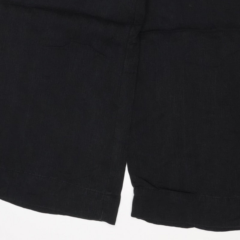 Joie Women’s Black M Lyocell Drawstring Cuffed Jogger Trousers