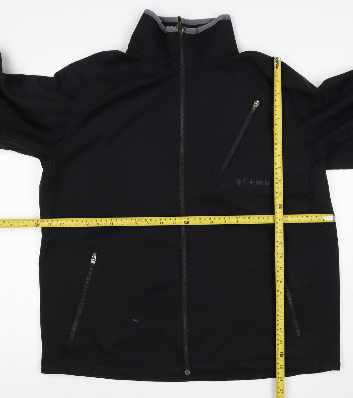 Columbia Mens Black L Softshell Interchange Full Zip Outdoor Jacket