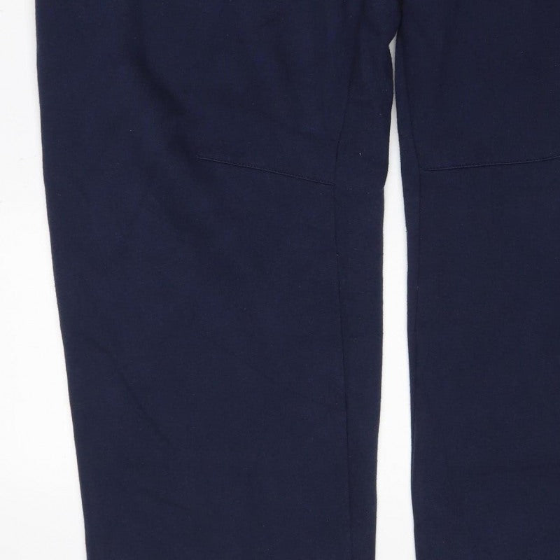 boohooMAN Men’s Blue XL Fleece Lined Drawstring Sweatpants