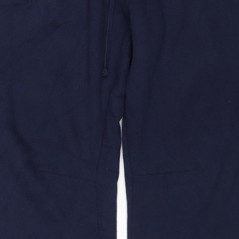 boohooMAN Men’s Blue XL Fleece Lined Drawstring Sweatpants