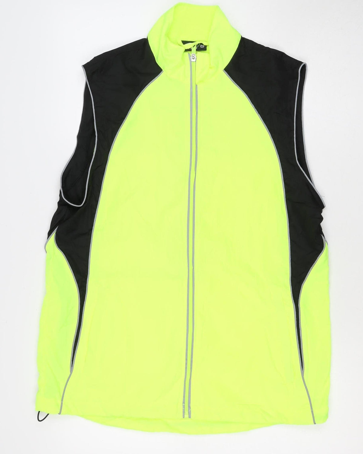 Run 365 Mens Yellow Black M Windbreaker Reflective Running Cycling Jacket