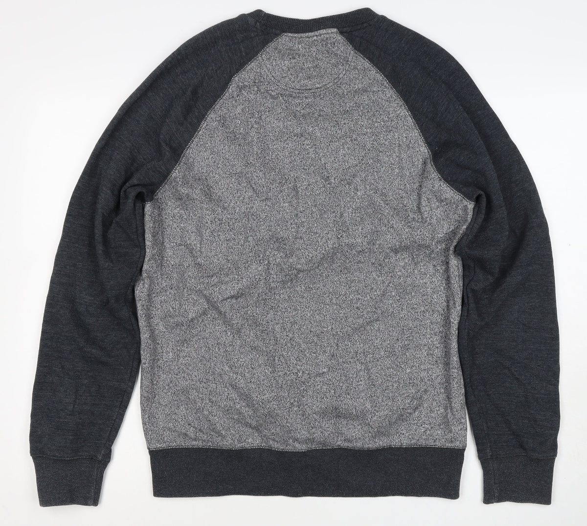 Next Men’s Grey M Pullover Crew Neck Raglan Sweatshirt