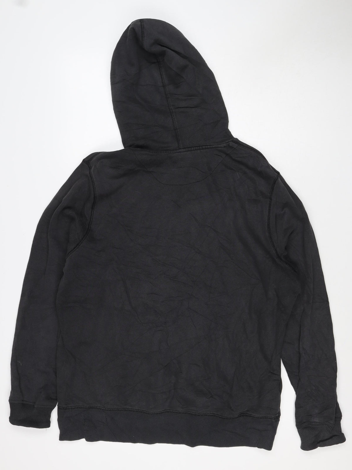Nike Women’s Black L Pullover Hoodie Swoosh Logo Kangaroo Pocket