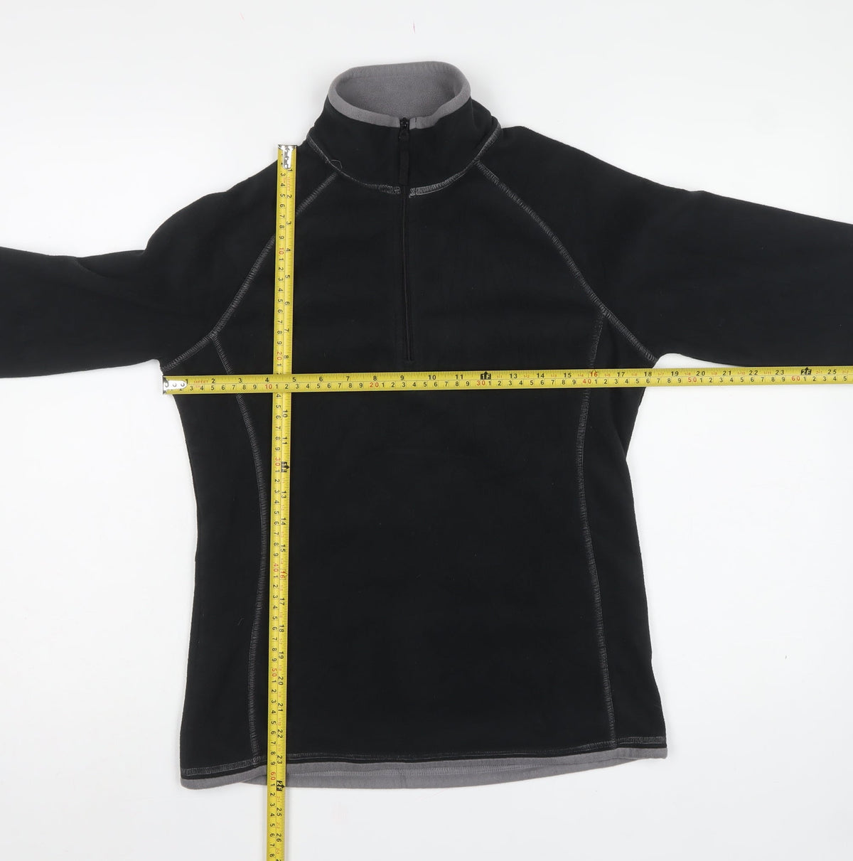 Mountain Warehouse Women’s Black Fleece 1/4 Zip Pullover Sweatshirt UK 10