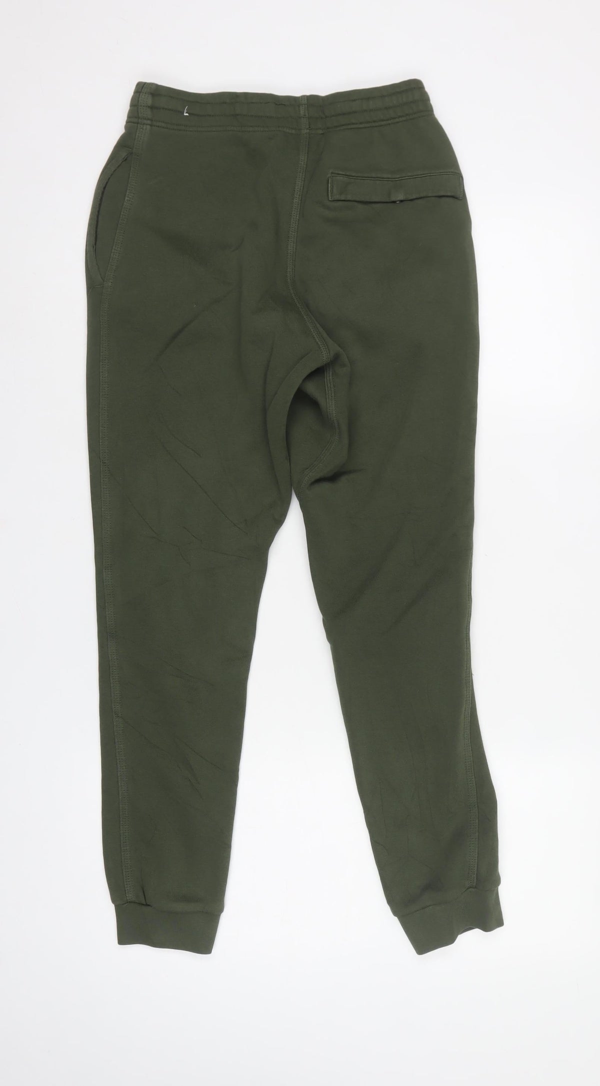 Nike Men's Green Small S Logo Fleece Jogger Sweatpants