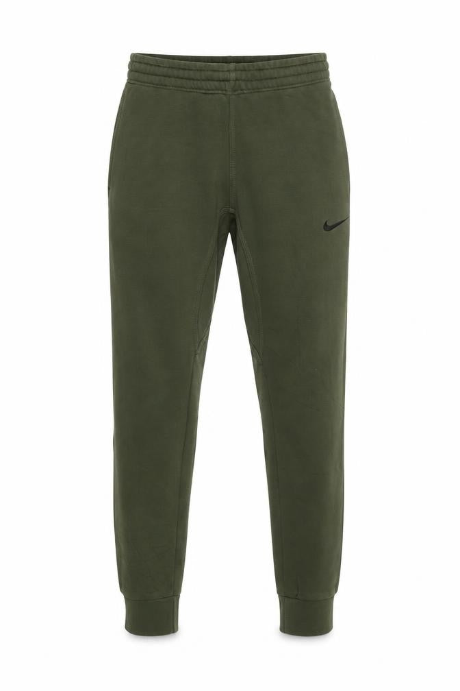 Nike Men's Green Small S Logo Fleece Jogger Sweatpants