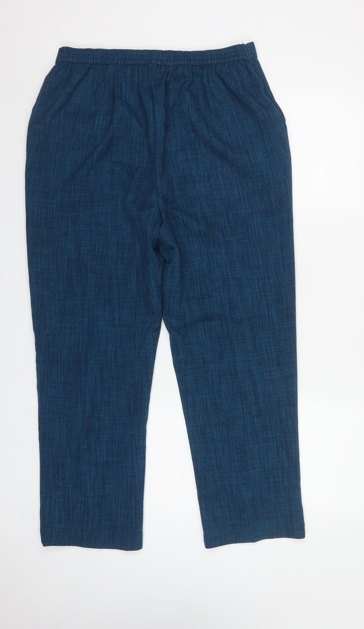 Honor Millburn Women’s Blue Size 16 Tapered Belted Trousers