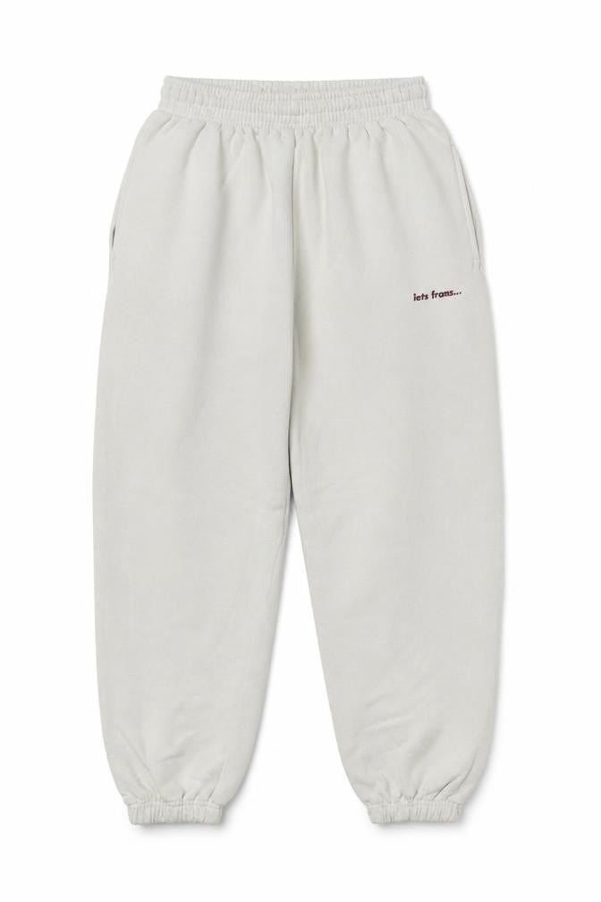 iets frans... Women's Ivory S Logo Fleece Jogger Sweatpants