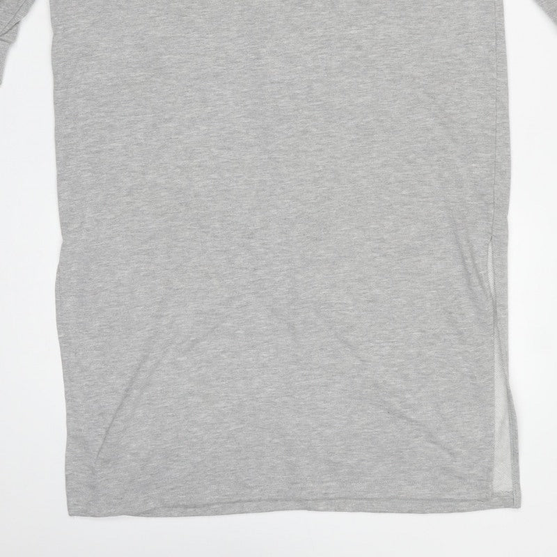 Nobody Way Women Grey M Jumper Dress Colorado Graphic Long Sleeve