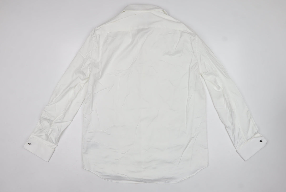 Marks and Spencer Men’s White 16.5 Regular Fit Cotton Formal Dress Shirt
