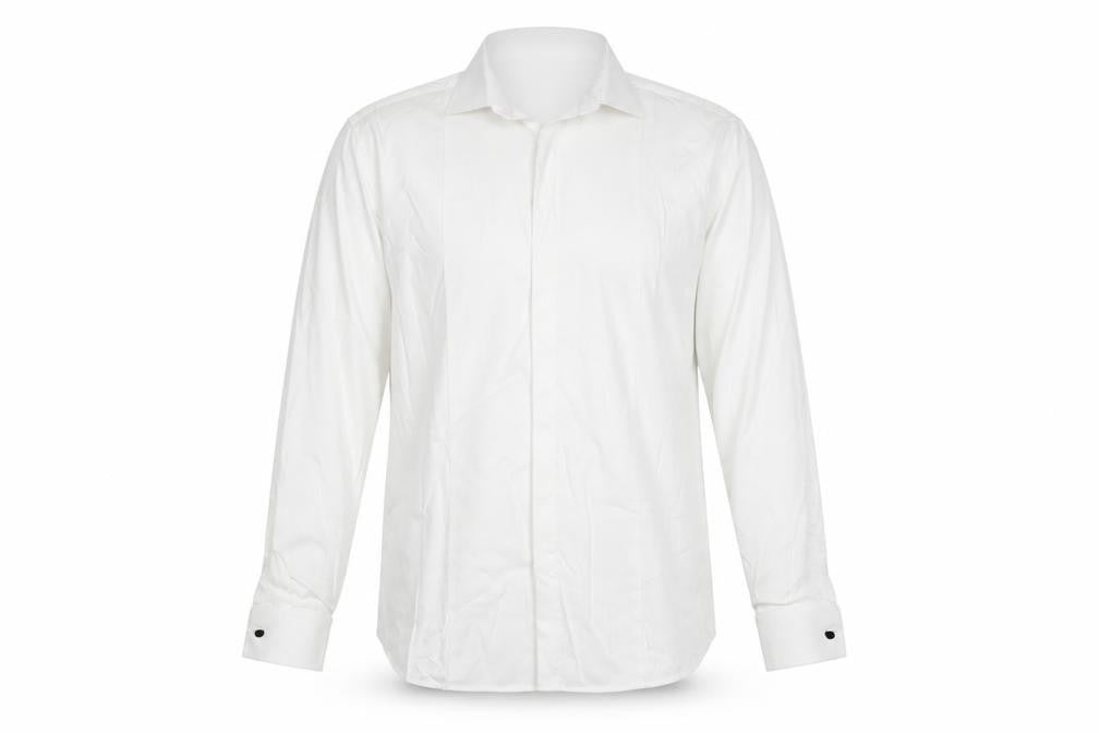 Marks and Spencer Men’s White 16.5 Regular Fit Cotton Formal Dress Shirt