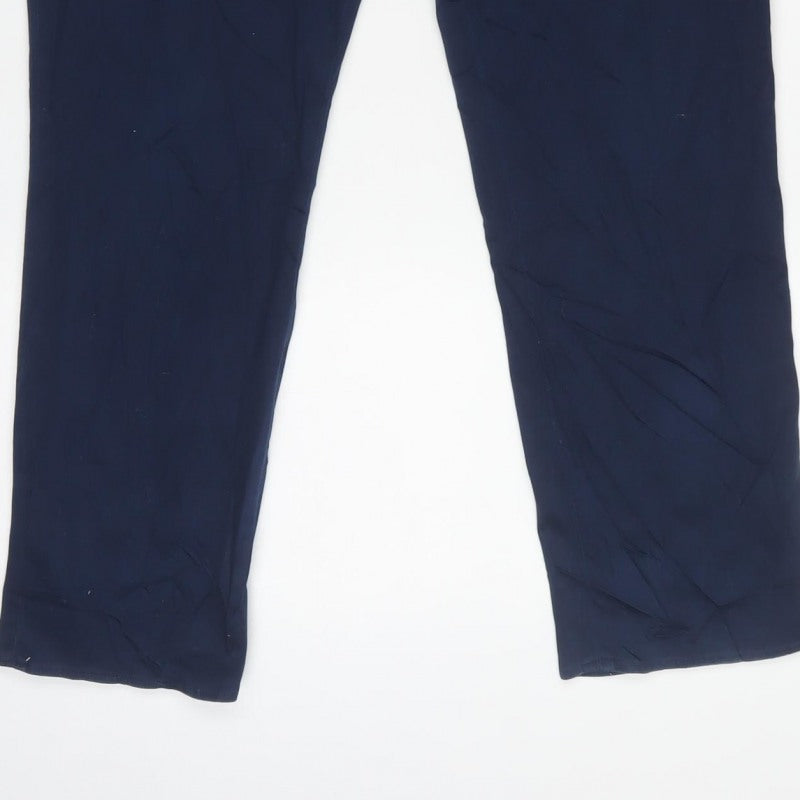 Lauren Ralph Lauren Women’s Blue UK 12 Tapered Chino Trousers