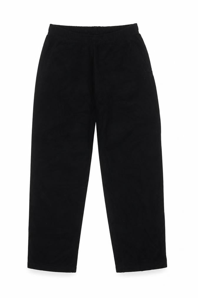 Cotton Traders Men's Black M Elastic Waist Straight Trousers